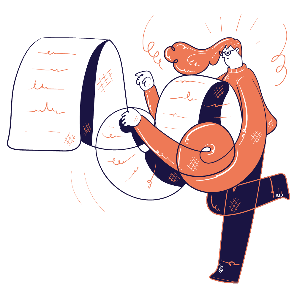 Icon representing workflow, document, paper, page, stress, work, business