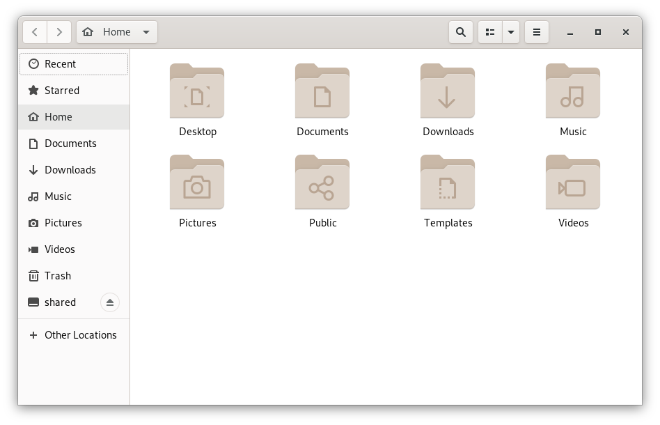 Screenshot of the file explorer application inside REMnux